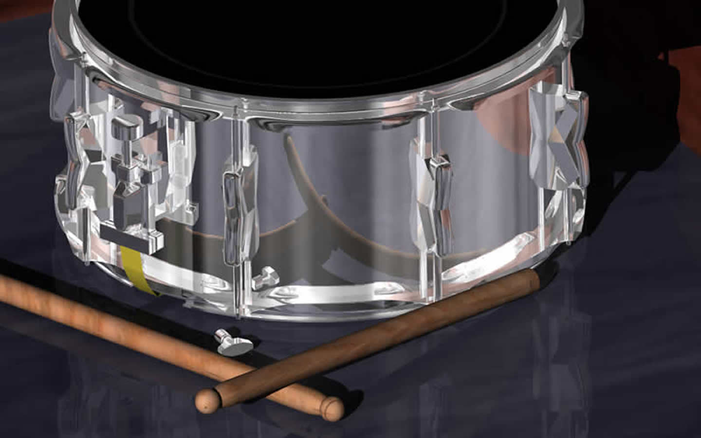 autocad rendering drum