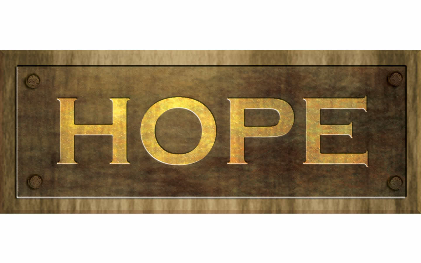 Hope's Door plaque design