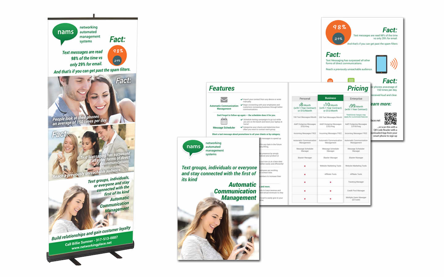 NAMS brochure banner design