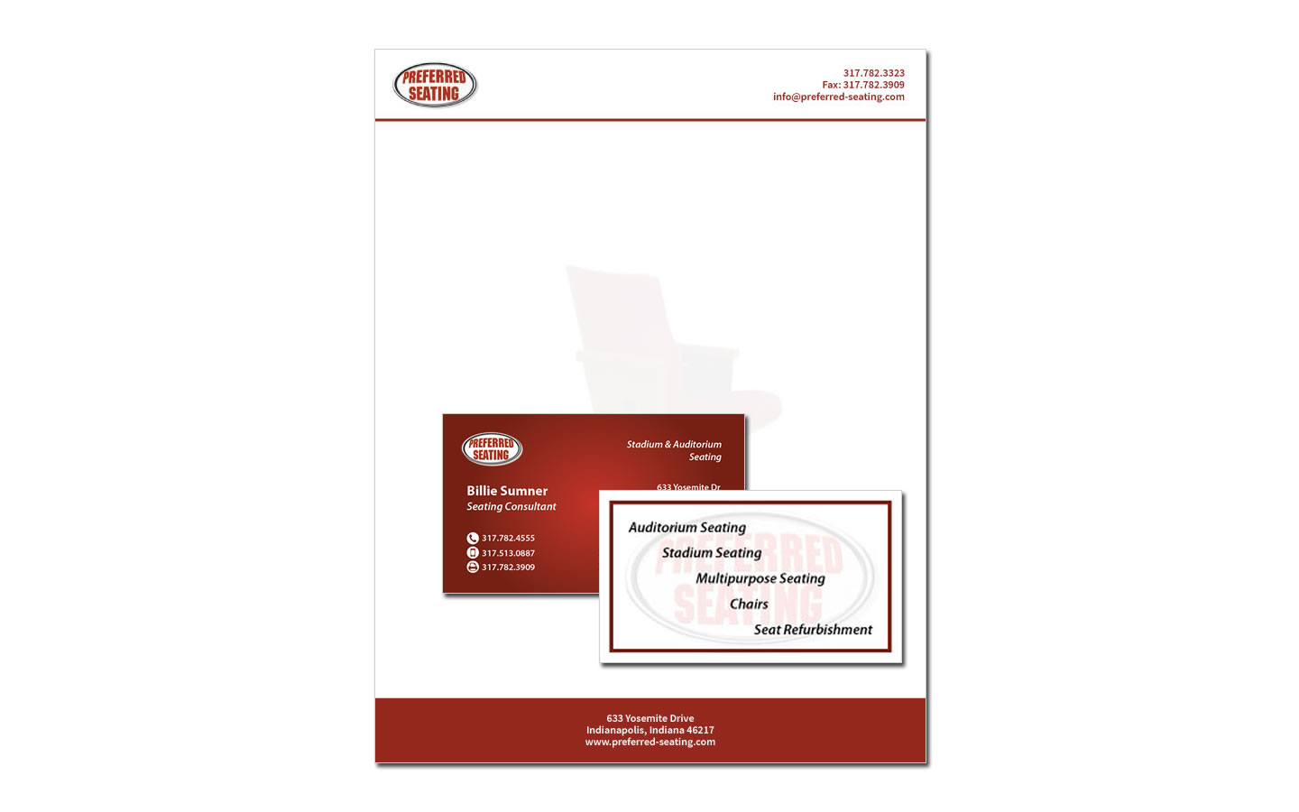 preferred seating stationery